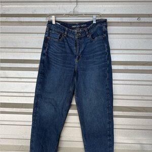 American Eagle Outfitters Dark Blue Straight Leg Jeans